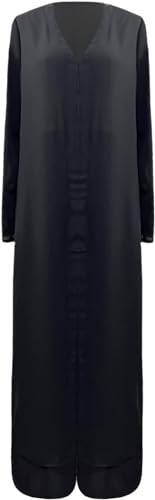 Women's Casual 2 Piece Sets Outfits Dressy Long Sleeve Slit Top Plus Size Pant Suits for Wedding Guest Outfit4