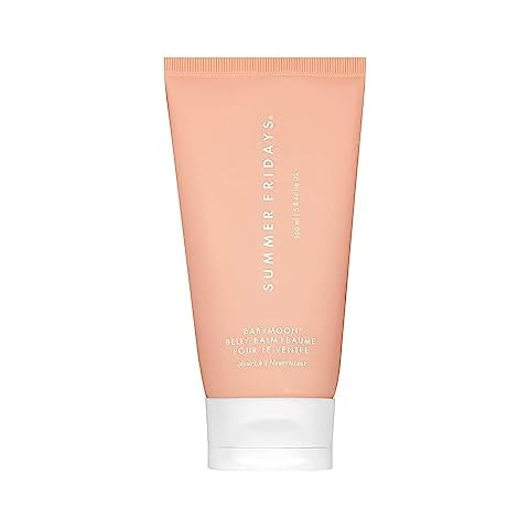 Summer Fridays Babymoon Belly Balm - Nourishing Body Balm with Vitamin E to Help Reduce the Appearance of Stretch Marks & Dry Skin (5 Fl Oz) Cover