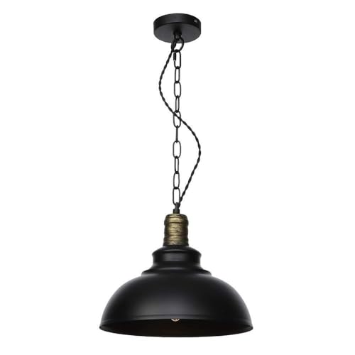 Lámpara colgante industrial vintage regulable para iluminar techos altos de loft