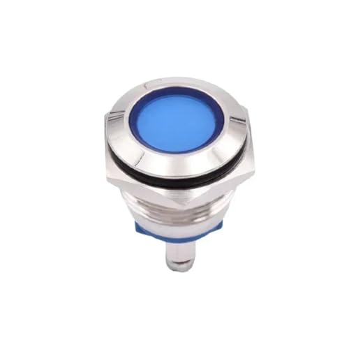 Piloto led verde de 16mm con terminal de tornillo para panel industrial de 110V y 220V 4