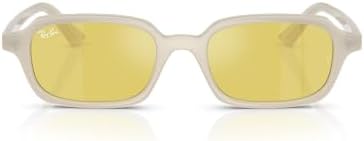 Óculos de Sol Ray-Ban Zuri 0RB4455 68086D Tam 52 / Branco - Lentes Amarelo
