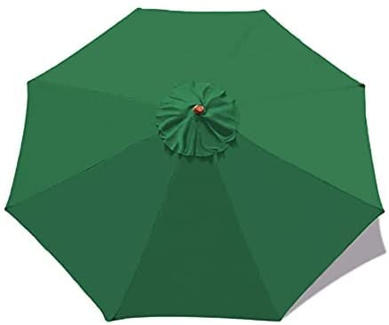 Copertura Ombrellone Giardino 3 Metri 8 Costole Verde