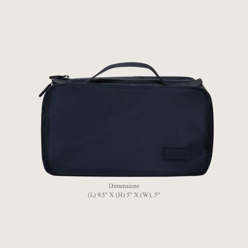 Cincha Toiletry Bag for Travel – Spill-Resistant Dopp Kit with Multiple Compartments, Opens Flat for Easy Access – Durable, Stylish Organizer for Men & Women (Jet)2