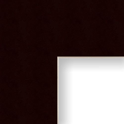 12x16 Mat for Picture Frame Black with Cream Core and 8x12 Opening Size (B221MAT)