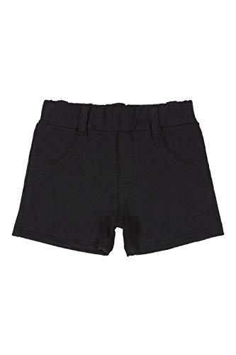 Shorts Bebê em Molecotton, Up Baby, Meninas, Preto, P