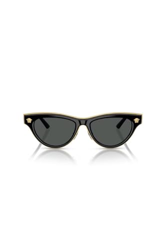 Versace Woman Sunglasses Black Frame, Dark Grey Lenses, 52MM - image 4