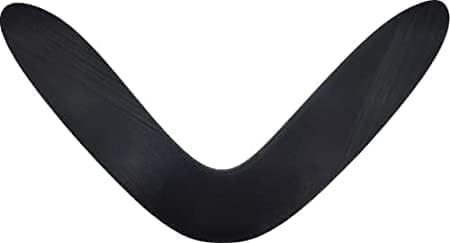 CERO ® 3D Printed Outdoor Plastic Boomerang for Kids, 5 to 13 Year Old Boy | Girls (Black PLA Plastic)
