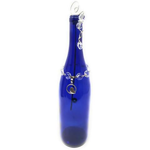 GypsyBeat Little Bird Crystal Prism Incense Holder/Burner Bottle (Assorted Colors) (Blue, Large) Cover