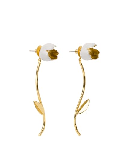 kate spade new york Golden Bloom Floral Statement Earrings