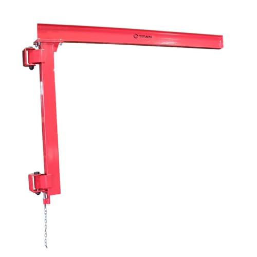 Titan Distributors Inc. WMJIB Wall Mounted Cantilever Crane 1,000 Lb Capacity 180 Degree Rotation Steel I-Beam 69.5 Inch High thumb #1