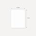 Somime 10 Pack Backing Boards, 8.5x11 Uncut White Mats Matboards, Acid-Free Backerboards for Art Prints, Ideal for Photos, Pictures, Prints, and Frames