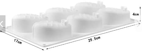 Miniatura 5 de Jabón de silicona en forma de hoja de 6 cavidades