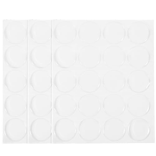 EXCEART Cabochons 25MM Epoxid Aufkleber