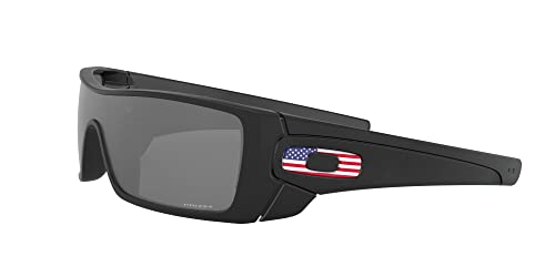 Oakley Si Men's Oo9101 Batwolf Rectangular Sunglasses, Matte Black/Prizm Black, 27 Mm #TOP2