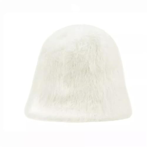 Chapeau de pêcheur femme hiver en peluche grand tour de tête