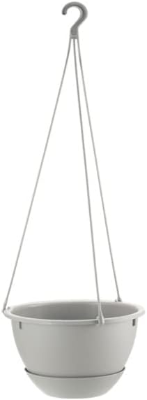 Richell Hanging Ball, Plain, No. 7, Gray (GY) | Pot, Plant Pot, Ball-shaped Planter, Hanging Pot, Hanging Pot, Natural Gardening, Wall Hanging, Plastic, Garden Pot, No. 7