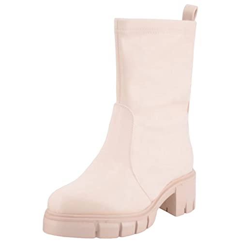 Queentina Damen Stiefeletten 2711 gefüttert Halblange Stiefel Cover