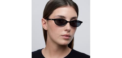 Image of Meller by Lenskart | Binti | Black Full Rim Sunglasses | Medium Oval Frame | Polarised and UV Protection | Contemporary Styles for Men & Women | Designed in Barcelona
