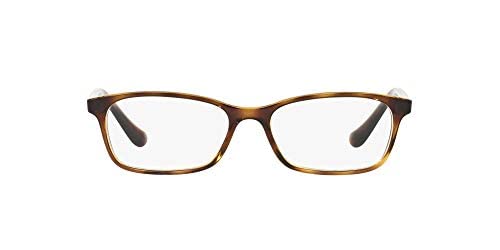 Vogue Eyewear Women's Vo5053 Rectangular Prescription Eyeglass Frames, Dark Havana/Demo Lens, 51 Mm #TOP1