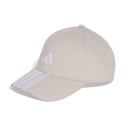 adidas Mixte Bball 3S New Logo Hat, Wonder Alumina/White, M-L