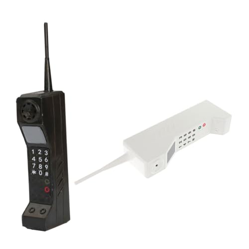 Téléphone portable ancien en fer, un ornement de salon vintage unique