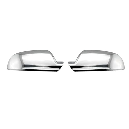 Coques de rétroviseurs extérieurs chromées argent mat pour A6 A4