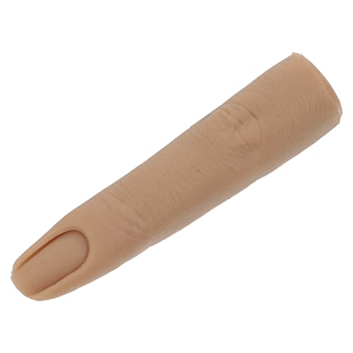 HAPINARY modelo de dedo nail art manicure decoración para uñas manicura Mano de práctica para uñas las manos Pararse pegatina herramienta punta de uña falsa dedo de simulación gel de sílice