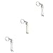 SUPVOX 3pcs Guitar Pin Puller Bridge Pin Puller Pin Remover Peg Puller Staple Key Ring