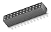 SAMTEC BCS-140-L-D-TE SOCKET, 2.54MM, VERTICAL, 80 POSITION, 2ROW