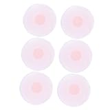 NIYANGLE 3 Paare Unsichtbare Silikon Brustwarzenabdeckungen Rund Wiederverwendbar Nahtlos Unsichtbar...