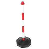 KICHOUSE Warnsäule Aus Pe-material Einsetzbar Für Parkplätze Einfahrten Straßenabschnitte Wohngebiete Häfen Fabriken Gewerbegebiete Gehwege Und Fahrspuren Antikollisionswarnpfahl Für Verkeh