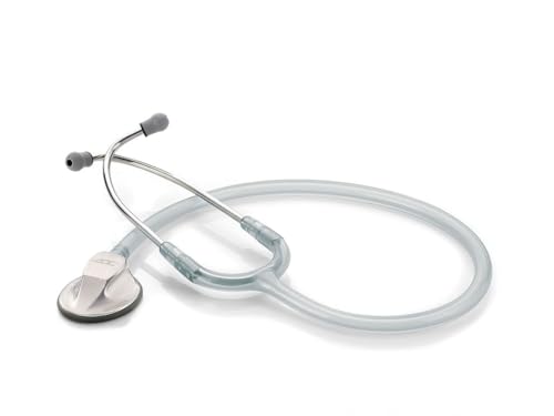 ADC Adscope 615 Platinum Sculpted Clinician Stethoscope with Tunable AFD Technology, Lifetime Warranty, Blue Diamond