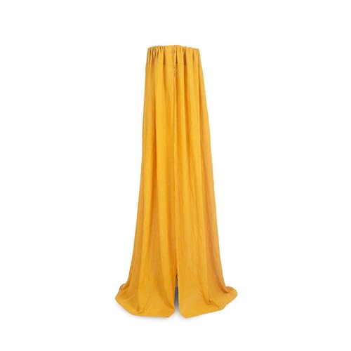 Jollein Veil Vintage 61 inch - Create a Cozy Haven for Your Baby's Nursery - Baby Crib Canopy Curtains - Baby Nursery Decor - Baby Items Must Have - Caramel