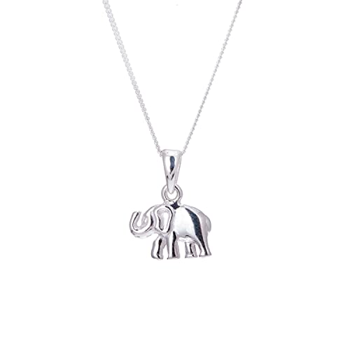 Collier Éléphant en Argent Sterling pour accessoiriser vos tenues de bureau et de soirée
