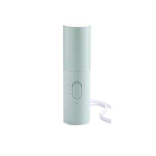 Portable Folding Personal Fan, 2000 Ma Mobile Power Supply 2 Speed, Ultra Quiet, Suitable for Camping And Travel And Outdoor, Electro Optic,Green