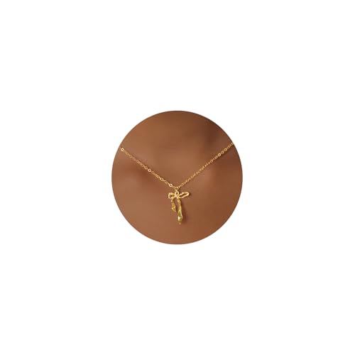 Cicy Bell ���f�B�[�X 18K�S�[���h���b�L ���{���l�b�N���X �g�����f�B�`���[�� ���Ȓ��߉\�ȃ`���[�J�[�`�F�[�� ���킢�������Ȓ����уy���_���g�l�b�N���X �a���� ��̓� �W���G���[�M�t�g, 40CM, �^�J, �W�F���X�g�[���Ȃ�