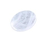 Natürlicher Daumen-Handschmeichler für Angstzustände, klare Quarz-Daumen-Heilkristallsteine, handgeschnitzte Chakra-Kristalle, Taschenstein für Stressabbau, Meditation, Therapie, Geometrie, Heimdekor