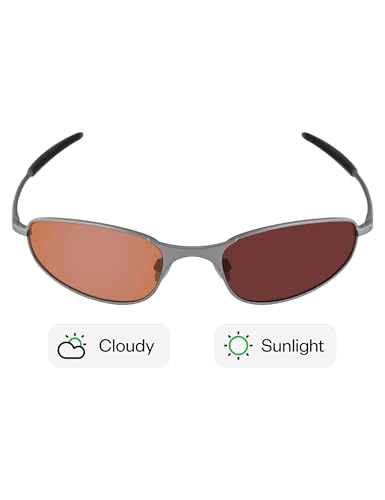 Image of Mryok Replacement Lenses for Oakley A Wire Sunglasses, HD Polarized, UV Protection, Impact Resistant & Perfectly Fit