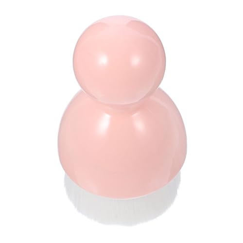 Beavorty 1 Pc Cepillo De Limpieza Limpiador Fregar Agente De Mudanzas Latigazo Dermaplaning Facial Máscara Dispositivo Fregadora Eléctrica Limpio Piel Rosa Lana De Fibra Artificial