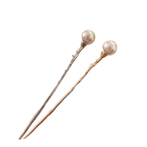 Bâtons de cheveux en métal pour sécuriser un chignon rapide au bureau ou une queue de cheval