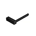 MARMOLUX ACC Toilet Paper Holder Stainless Steel Non-Corrosive Wall Fixture from the Burghead Collection of Bathroom Accessories,Black Finish
