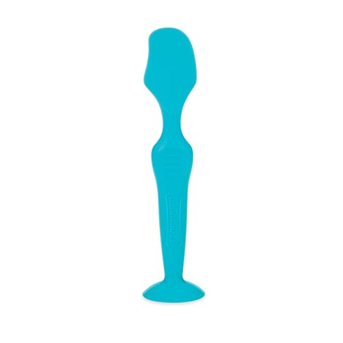 Image of Nuby Dr. Talbots Silicone Diaper Cream Brush with Suction Base, Aqua