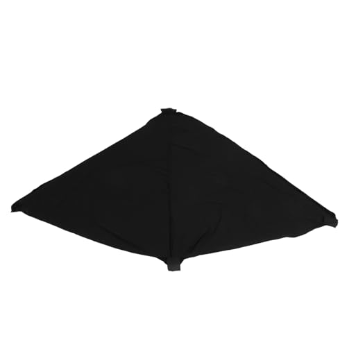 Holibanna 1Pc Speaker Stand Cover Reusable Compact Durable Polyester Accessory with Storage Bag for Stage Use Black