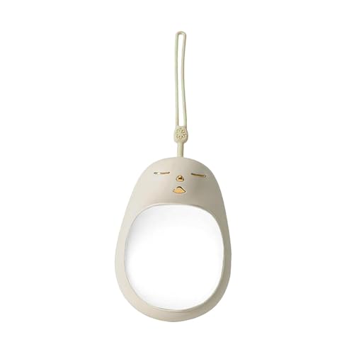 harayaa Hand Warmer Electric Hand Warmer Hands Heater Pocket Heater Night Light Sturdy PP and PC Materials Reusable Lightweight Suitable for, White