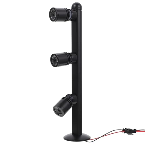 Illuminazione Professionale: Luci Per Interni a Led 3W Faretto Per Esposizione Con Guscio Nero in Lega Di Alluminio, Totale 200MM, Luce Neutra 4000K, Ideale Per Gioiellerie E Decorazioni Interne