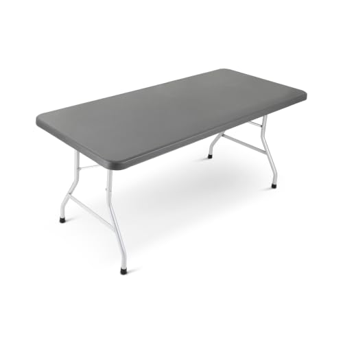 OEF Furnishings OEFBT Series Rectangular Commercial-Grade Folding Table, Heavy-Duty Blow-Molded