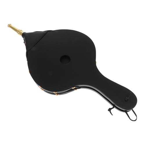 Alipis Fuelle Manual para Chimenea de Madera con Boquilla Dorada Soplador de Aire Portátil para Barbacoa y Carbon Ventilador Ergonómico para Encendido de Fuego