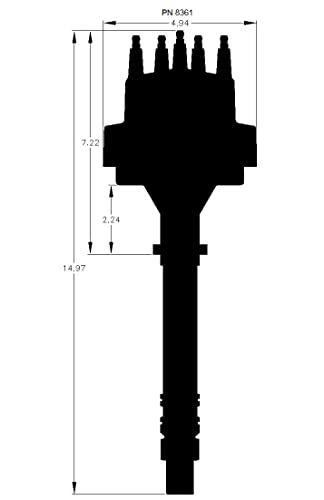 MSD 8361 Street Pro-Billet Distributor with Vacuum Advance - Thumbnail 2