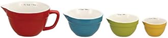 Creative Co-Op DA1805 Set of 4 Bowl Shaped Measuring Cups