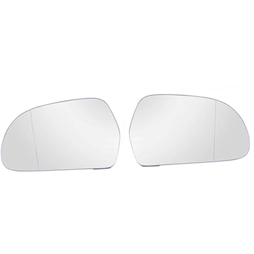 Verre de rétroviseur chauffant anti-buée pour A4 A5 S6 une paire